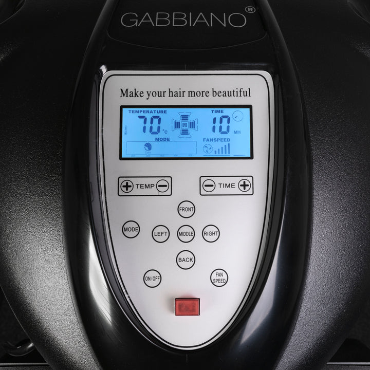 Tørrehjelm med Stativ Infrazon Gabbiano Y-707 Sort - billede 4