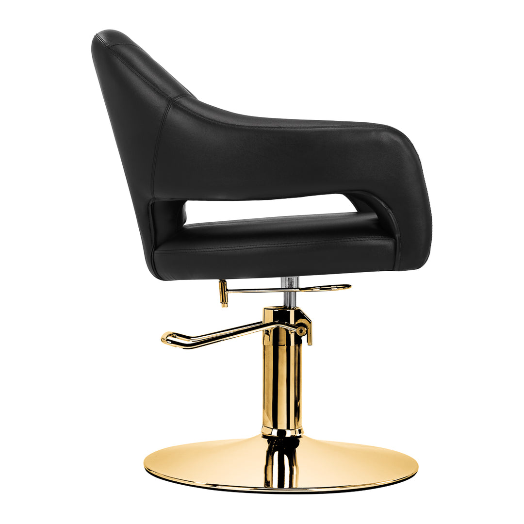Kappersstoel Gabbiano Parma Goud-Zwart - afbeelding 4