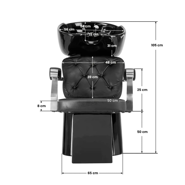 Wasunit Gabbiano Lyon Zwart - afbeelding 11