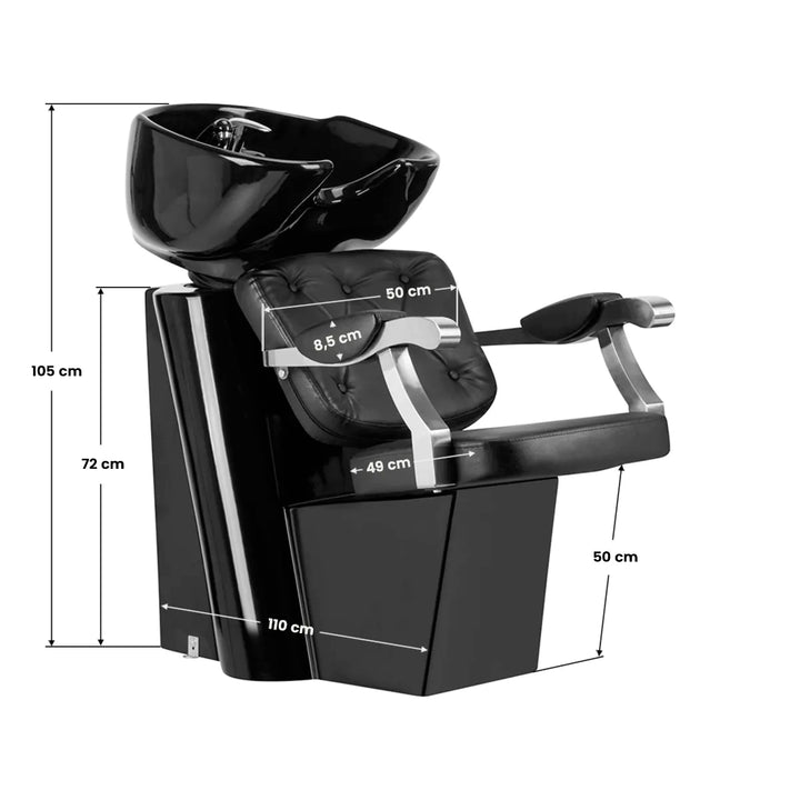 Wasunit Gabbiano Lyon Zwart - afbeelding 12