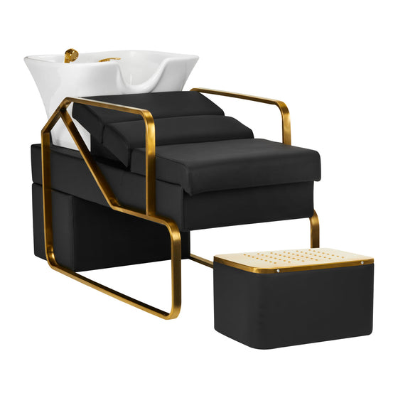 Vaskestol Gabbiano Diana - Guld-Sort