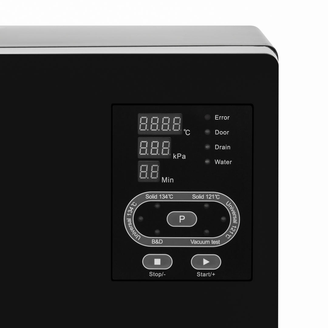 Autoclaaf Lafomed Standard Line LFSS08AA LED met Printer 8 L Klasse B Medisch Zwart - afbeelding 4