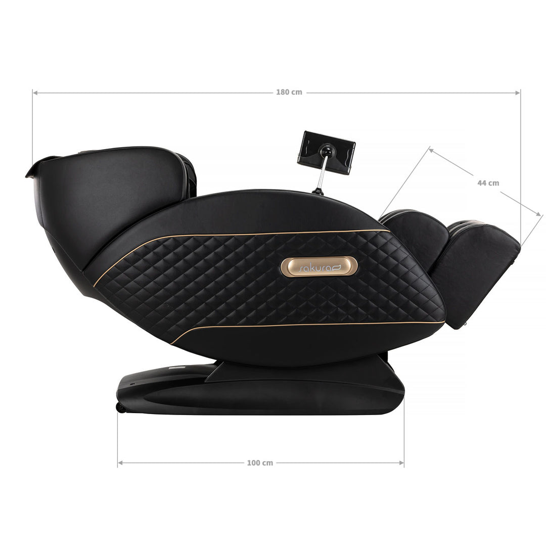 Massagestoel Elektrisch Sakura Standard 801 Zwart - afbeelding 17