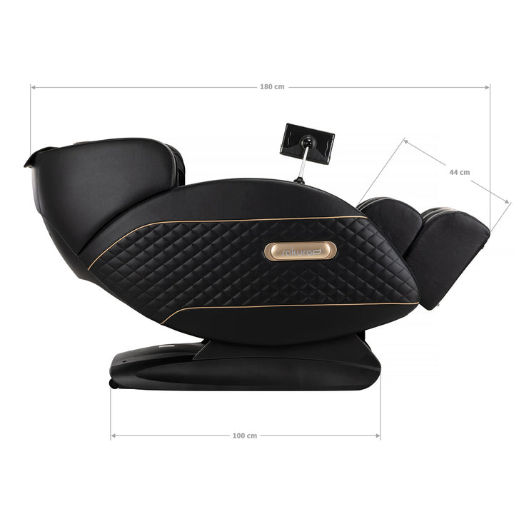 Massagestoel Elektrisch Sakura Standard 801 Zwart - afbeelding 17