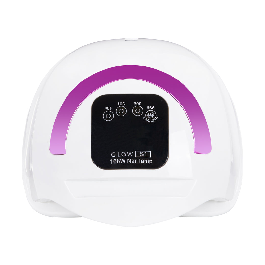 UV Lamp Nagels Dual LED Glow S1 168W Wit-Roze - afbeelding 6