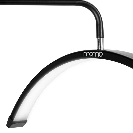 Vippelampe LED med Stativ og Justerbar Farve- og Lysintensitet Momo Moon MX6 Sort