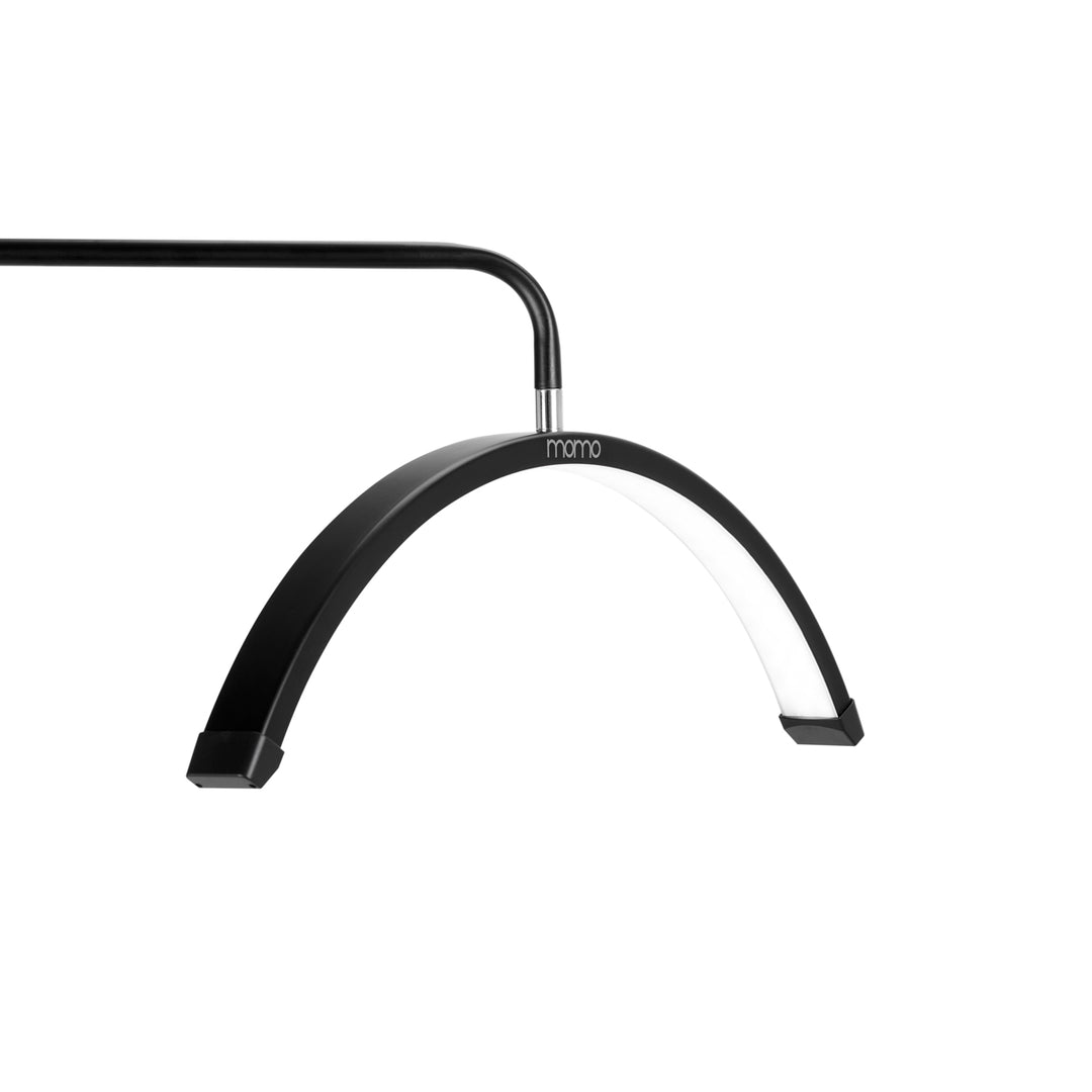 Vippelampe LED med Stativ og Justerbar Farve- og Lysintensitet Momo Moon MX6 Sort - billede 6