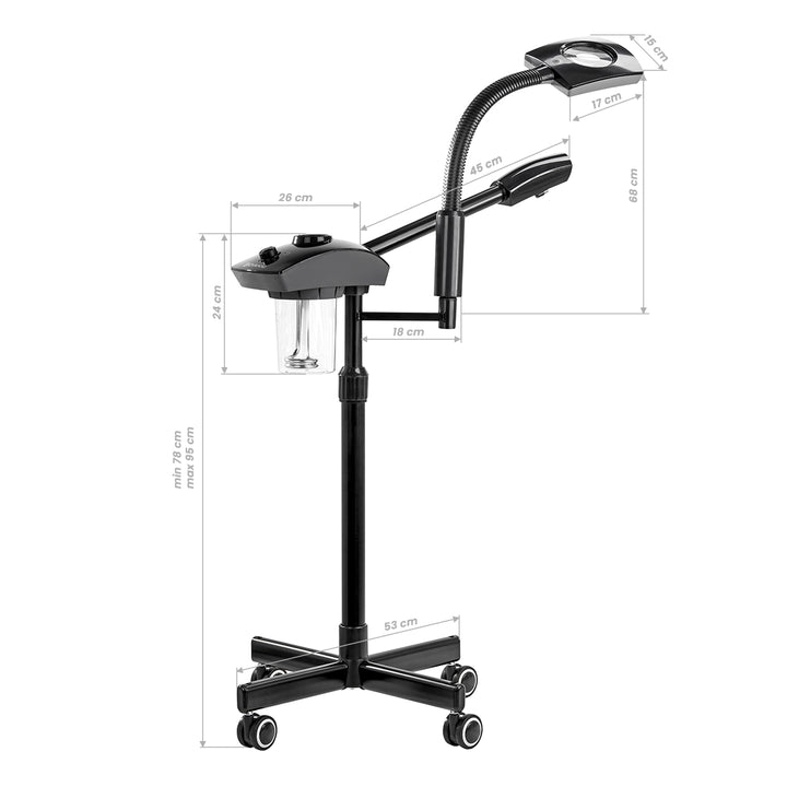 Vapozone med Ozonfunktion og Lup lampe Giovanni D-21 Sort - billede 9