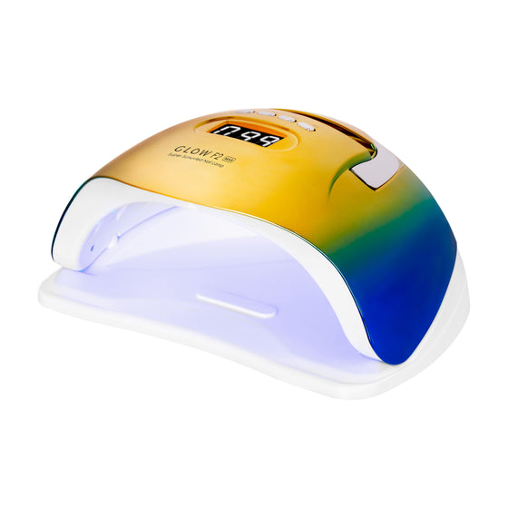 UV Lampe Negle LED Glow F2 220W Guld-Blå