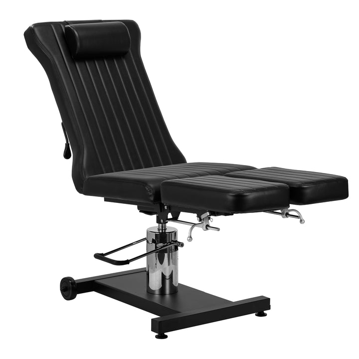 Tattoostoel Hydraulisch Pro Ink 611 Zwart - afbeelding 3