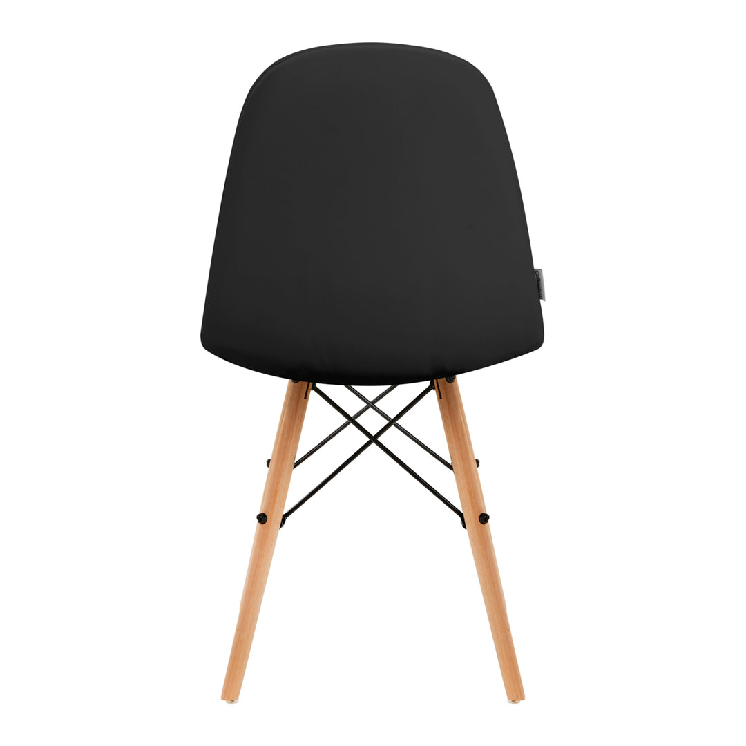 Salonstoel Hout 4Rico QS-185 Zwart - afbeelding 4