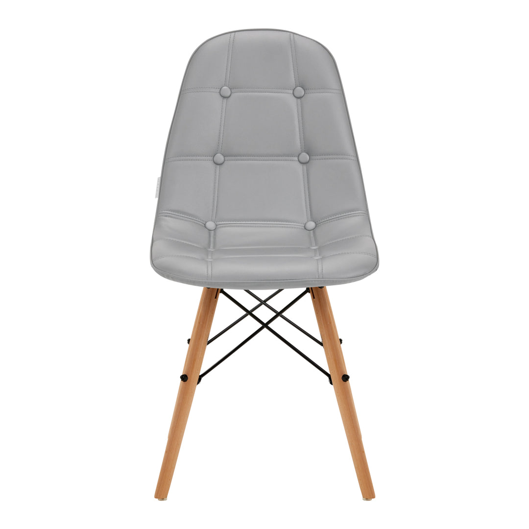 Salonstoel Hout 4Rico QS-185 Grijs - afbeelding 3