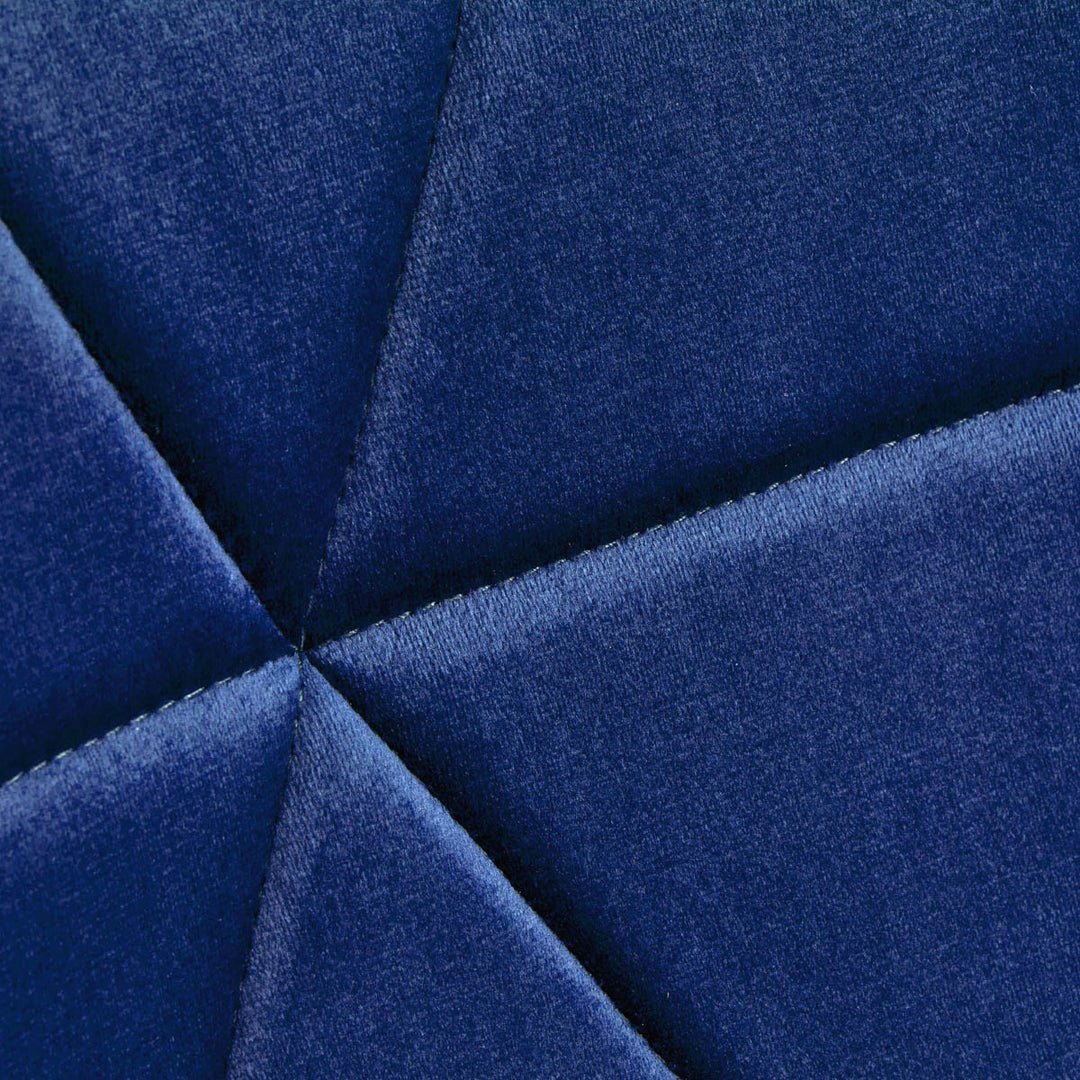 Salonstoel Fluweel Hout 4Rico QS-186 Marineblauw - afbeelding 6