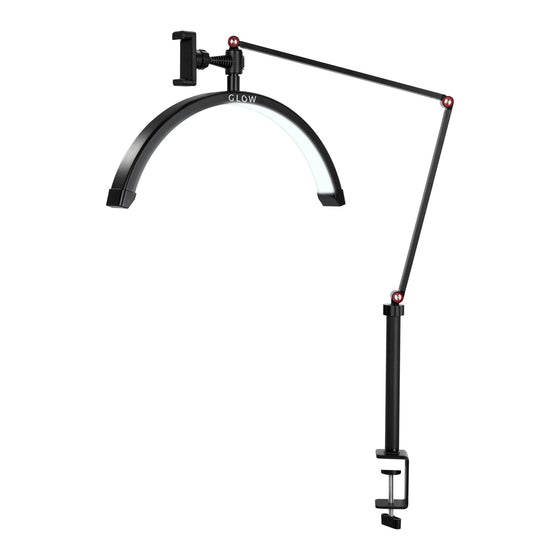 LED Lampe med Klemme og Justerbar Farve- og Lysintensitet Glow MX3 Mat Sort