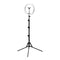 Ringlampe med Stativ Glow 10" 10W Sort