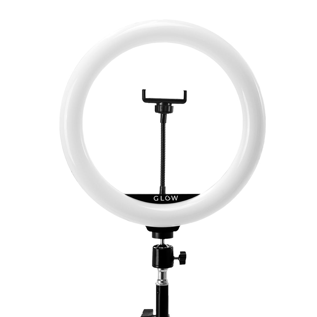 Ringlamp met Statief Glow 10" 10W Zwart RGB - afbeelding 4