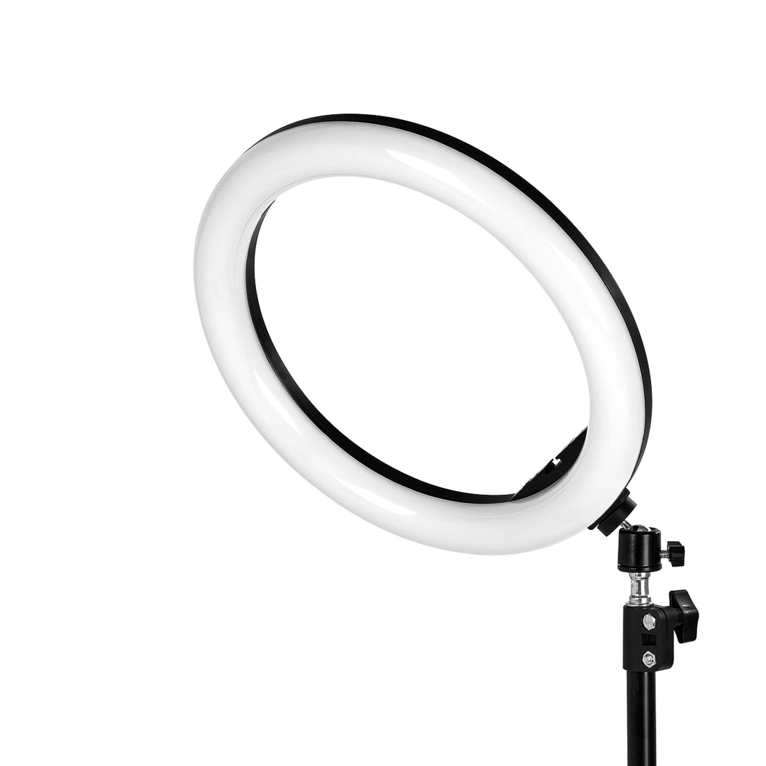 Ringlamp met Statief Glow 13" 10W Zwart - afbeelding 10