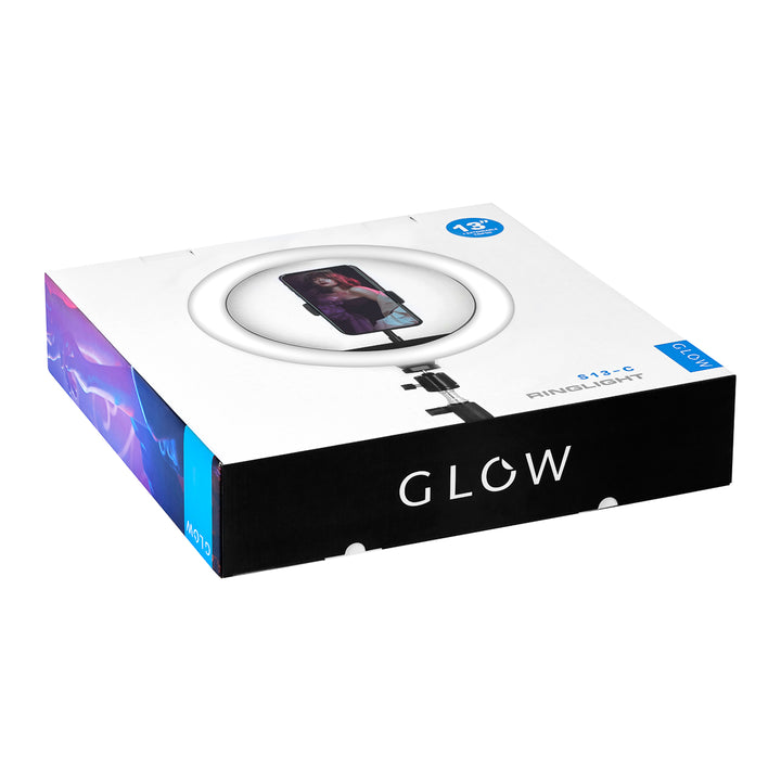 Ringlamp met Statief Glow 13" 10W Zwart - afbeelding 14