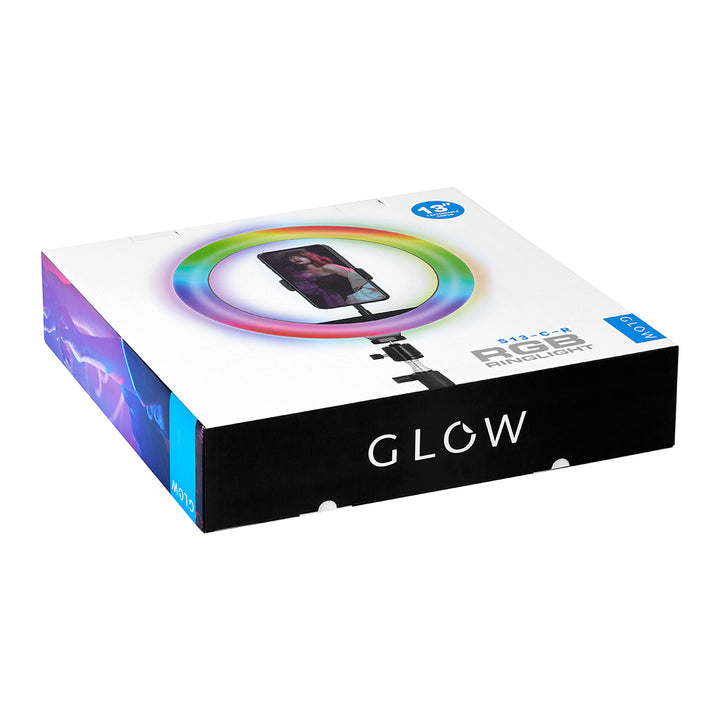 Ringlamp met Statief Glow 13" 10W Zwart RGB - afbeelding 15