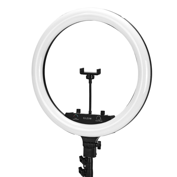 Ringlamp met Statief Glow 18" 45W Zwart - afbeelding 4