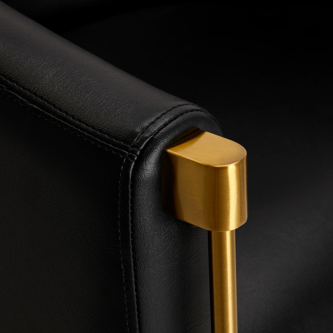 Kappersstoel Gabbiano Burgos Goud-Zwart - afbeelding 5