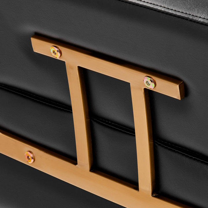 Kappersstoel Gabbiano Porto Goud-Zwart - afbeelding 8