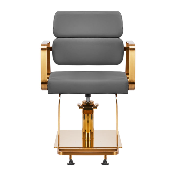 Kappersstoel Gabbiano Porto Goud-Grijs - afbeelding 3