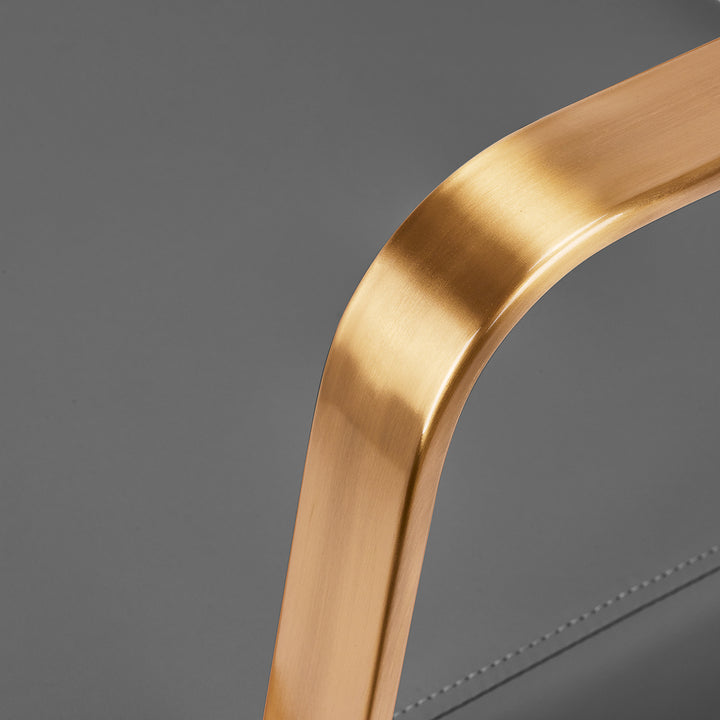 Kappersstoel Gabbiano Porto Goud-Grijs - afbeelding 5