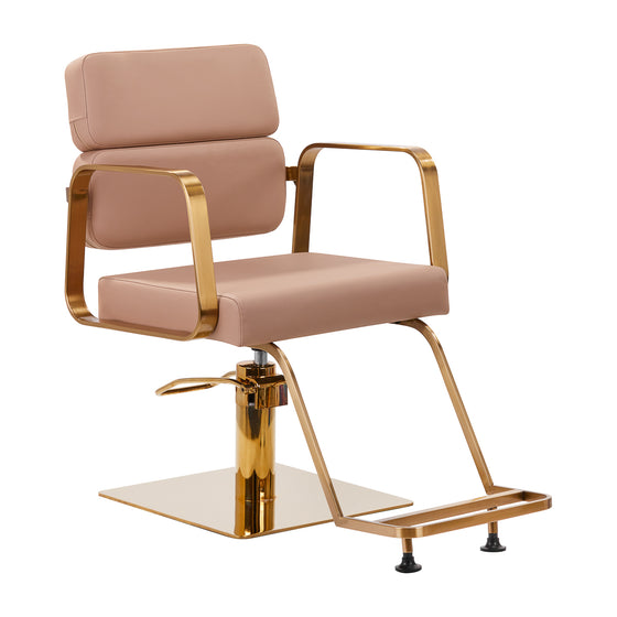Frisørstol Gabbiano Porto Guld-Beige