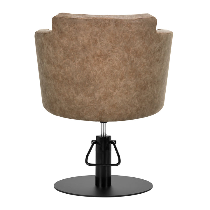 Kappersstoel Gabbiano Roma Oud Bruin - afbeelding 4