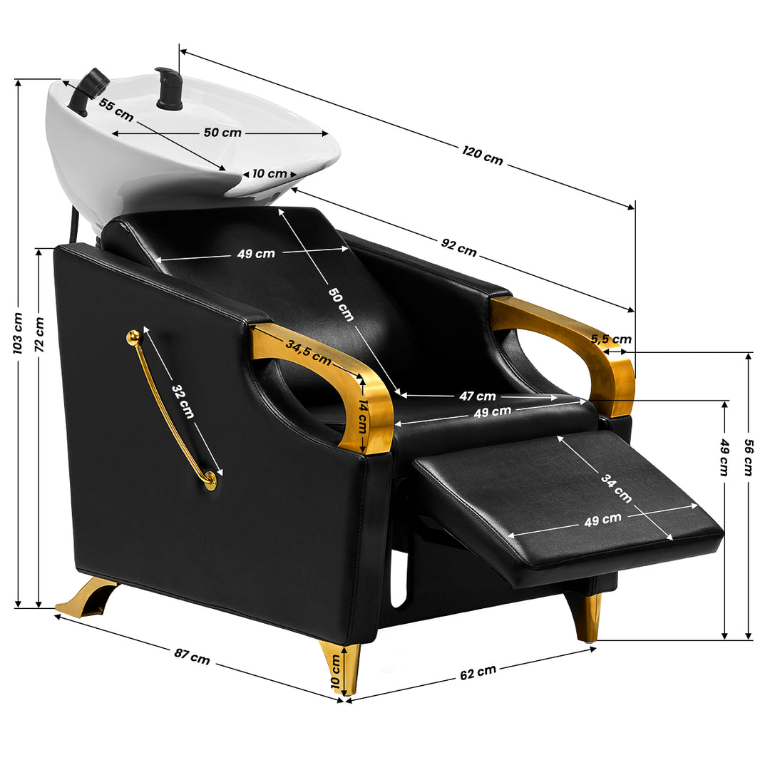 Wasunit Gabbiano C019G Goud-Zwart - afbeelding 13