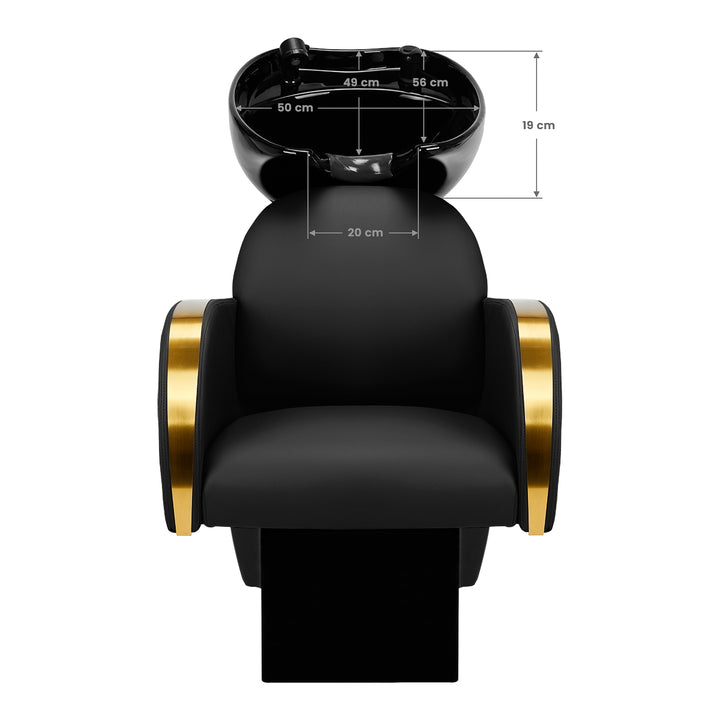 Wasunit Gabbiano Malaga Goud-Zwart - afbeelding 10