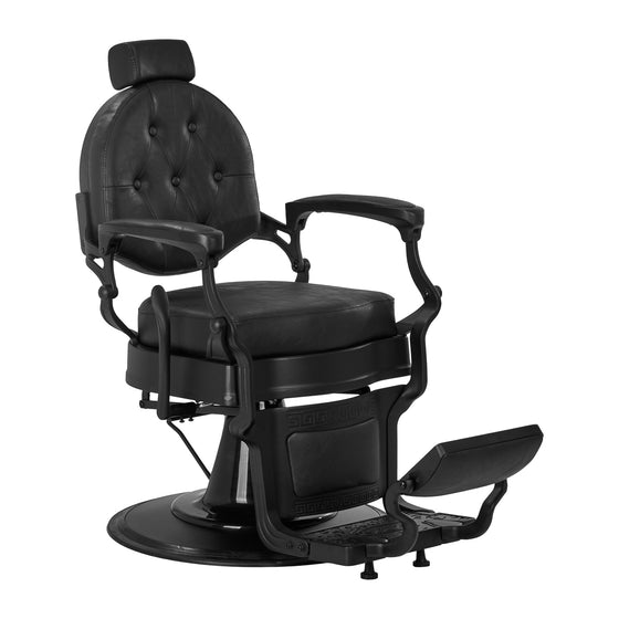 Barberstol Gabbiano President Sort