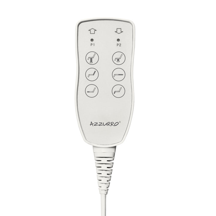 Elektrisk behandlerstol Azurro 891 3 motorer - Hvid - billede 10