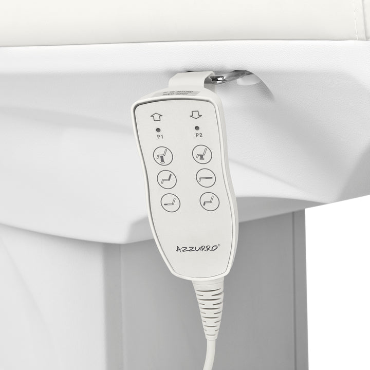 Elektrisk behandlerstol Azurro 891 3 motorer - Hvid - billede 11