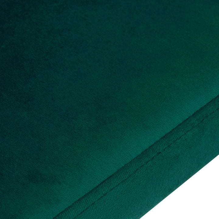 Salonstoel Fluweel Metaal 4Rico QS-GW06G Groen - afbeelding 6