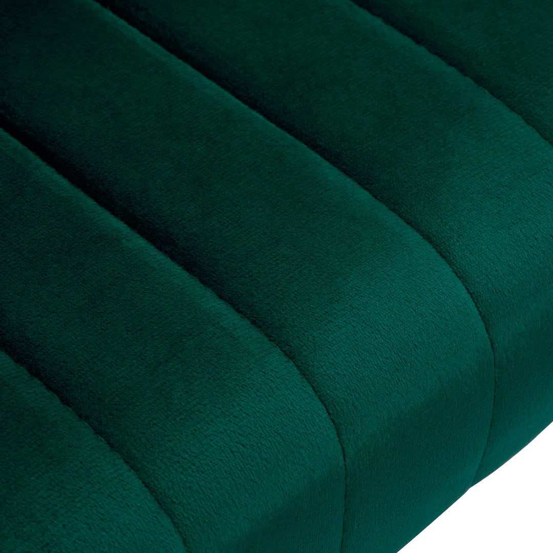Salonstoel met Wielen Fluweel 4Rico QS-OF212G Groen - afbeelding 5