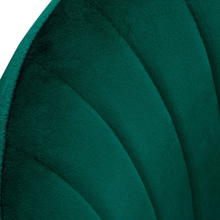 Salonstoel met Wielen Fluweel 4Rico QS-OF212G Groen - afbeelding 7