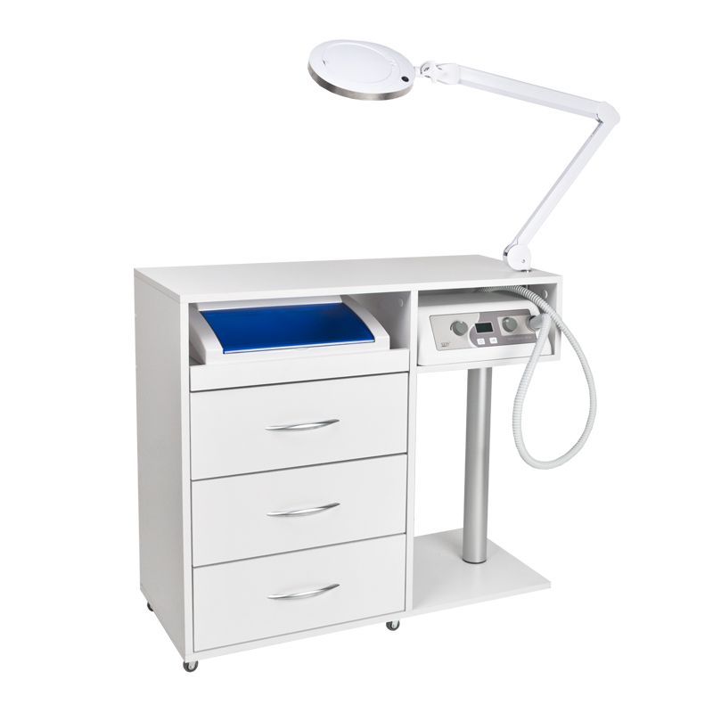 Professionele Pedicure Set Y-300 met Roltafel, Pedicuremotor, Loeplamp en UV-C Apparaat - afbeelding 7