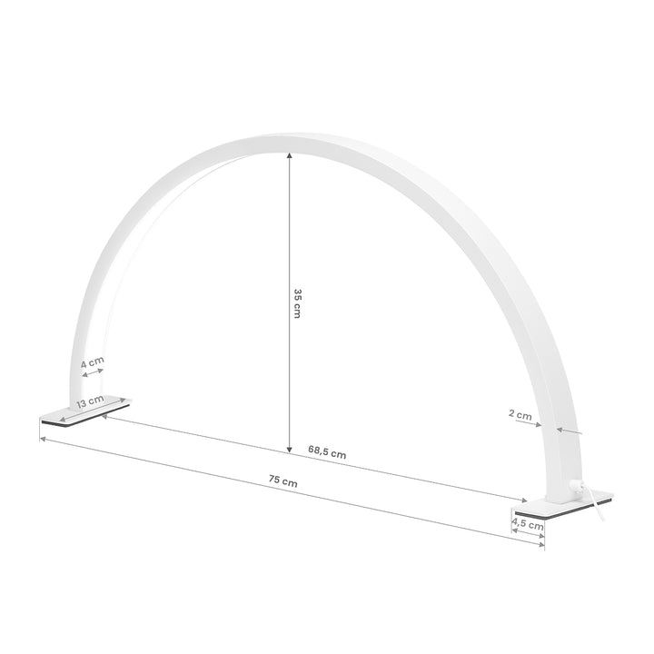 Manicurelampe LED med Justerbar Farve- og Lysintensitet Arche III Hvid - billede 8