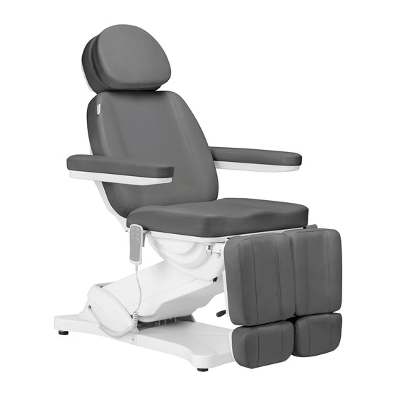 Behandlingsstol Elektrisk Sillon Classic 3 Motorer Vipbar Grå