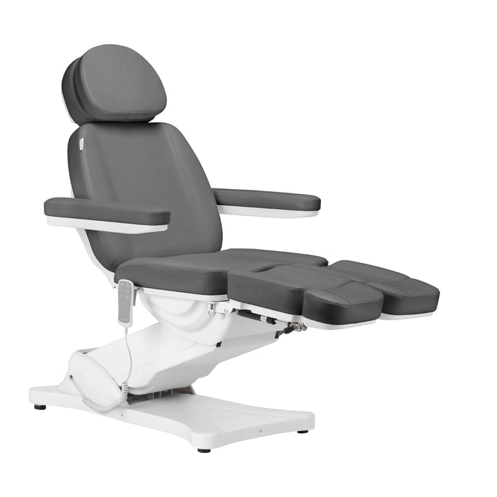 Behandlingsstol Elektrisk Sillon Classic 3 Motorer Vipbar Grå - billede 2