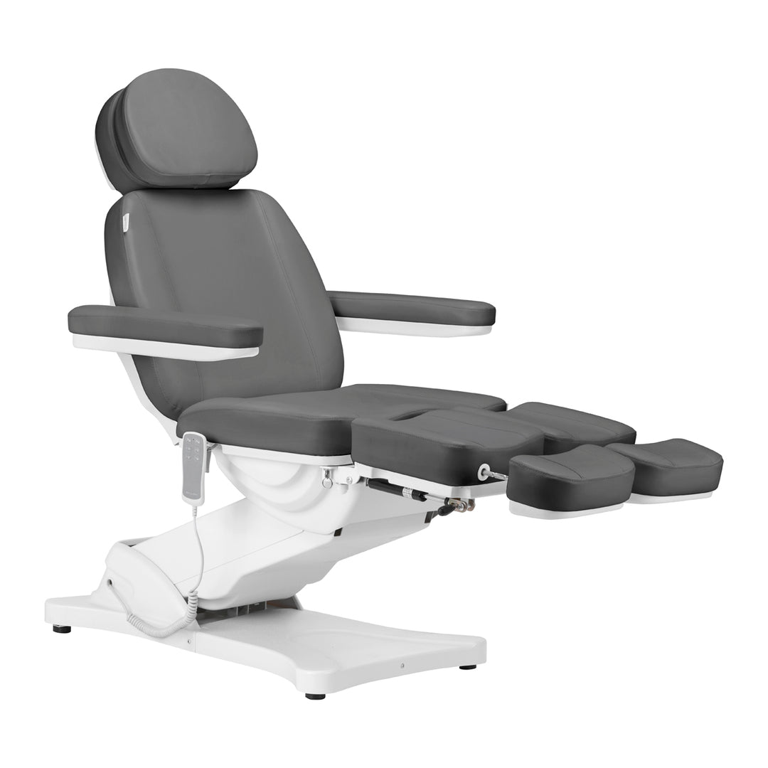 Behandlingsstol Elektrisk Sillon Classic 3 Motorer Vipbar Grå - billede 3