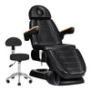 Behandlingsstol Elektrisk Sillon Lux 273B 3 Motorer med Skammel Sort