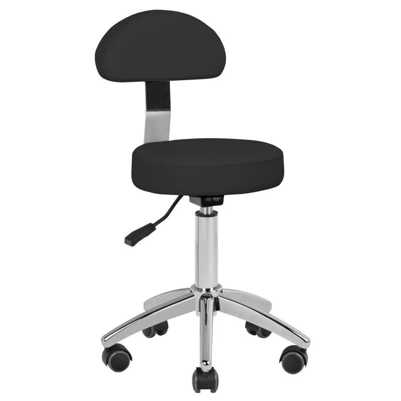 Behandelstoel Elektrisch Sillon Lux 273B 3 Motoren met Kruk Zwart - afbeelding 2