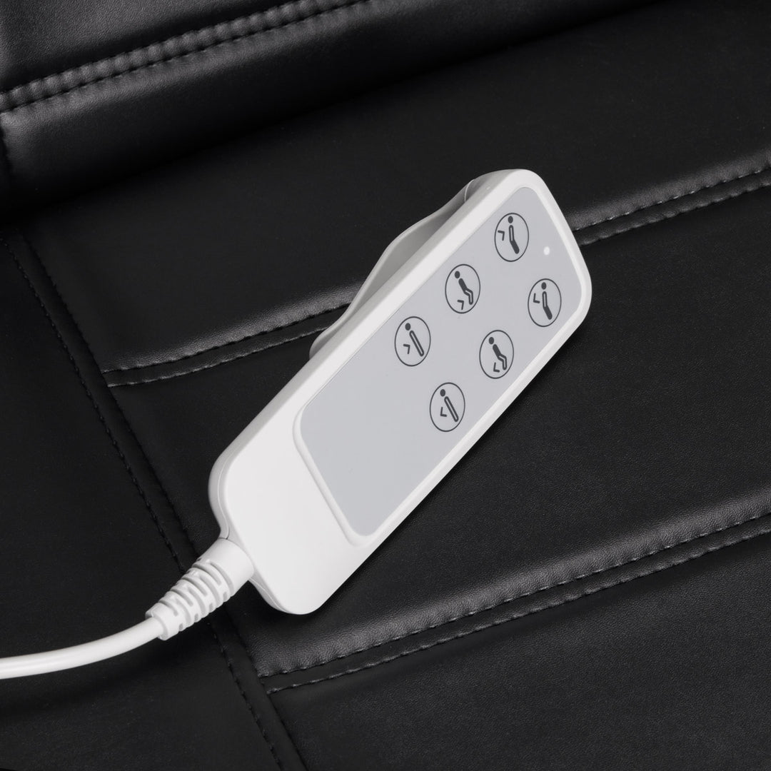 Behandelstoel Elektrisch Sillon Lux 273B 3 Motoren met Kruk Zwart - afbeelding 17