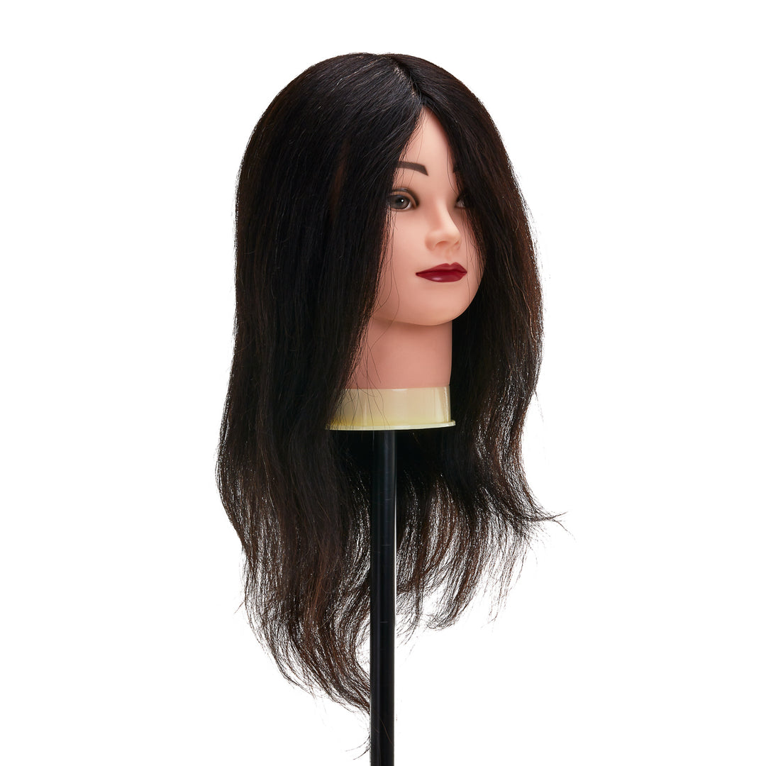 Kappershoofd Gabbiano WZ1 Echt Haar 30 cm Zwart - afbeelding 3
