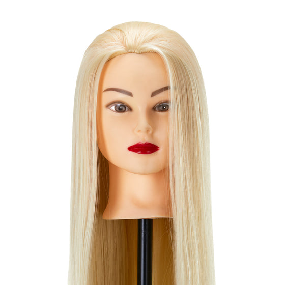 Frisørhoved Gabbiano WZ2 Syntetisk Hår 55 cm Blond