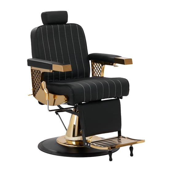 Barberstol Gabbiano Marcus Guld/Sort