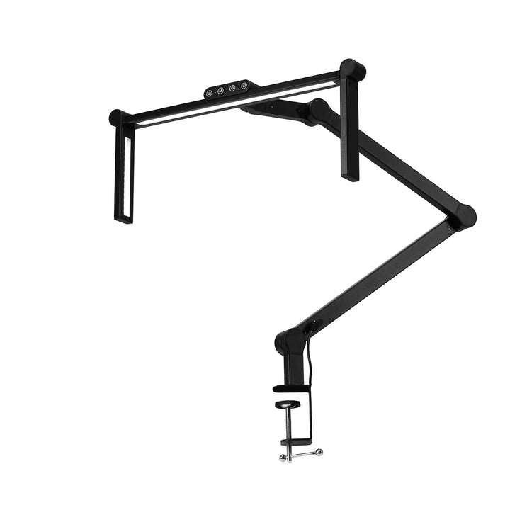 LED Lampe med Klemme og Justerbar Farve- og Lysintensitet Glow L03 Sort - billede 3
